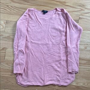 Anne Taylor cashmere Pink Long Sleeve Top